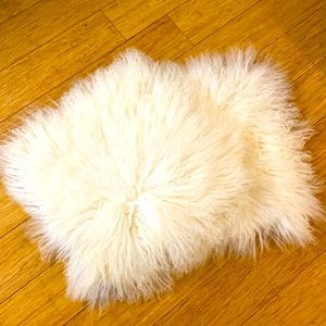 One pair Sheep Fur Pillow Cushion Cover
